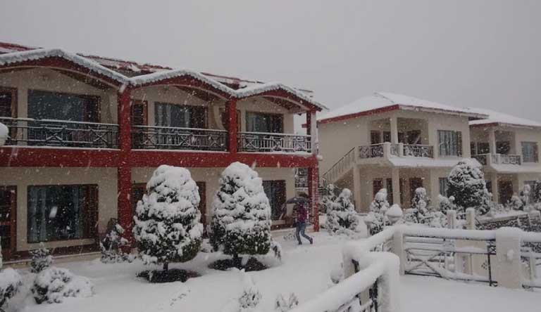 Ojaswi-Resort-Chaukori-Exterior-Snow-Winter