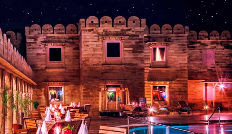 Fort-Rajwada-Jaisalmer-Pool-Side