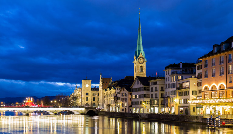 zurich-at-night-switzerland